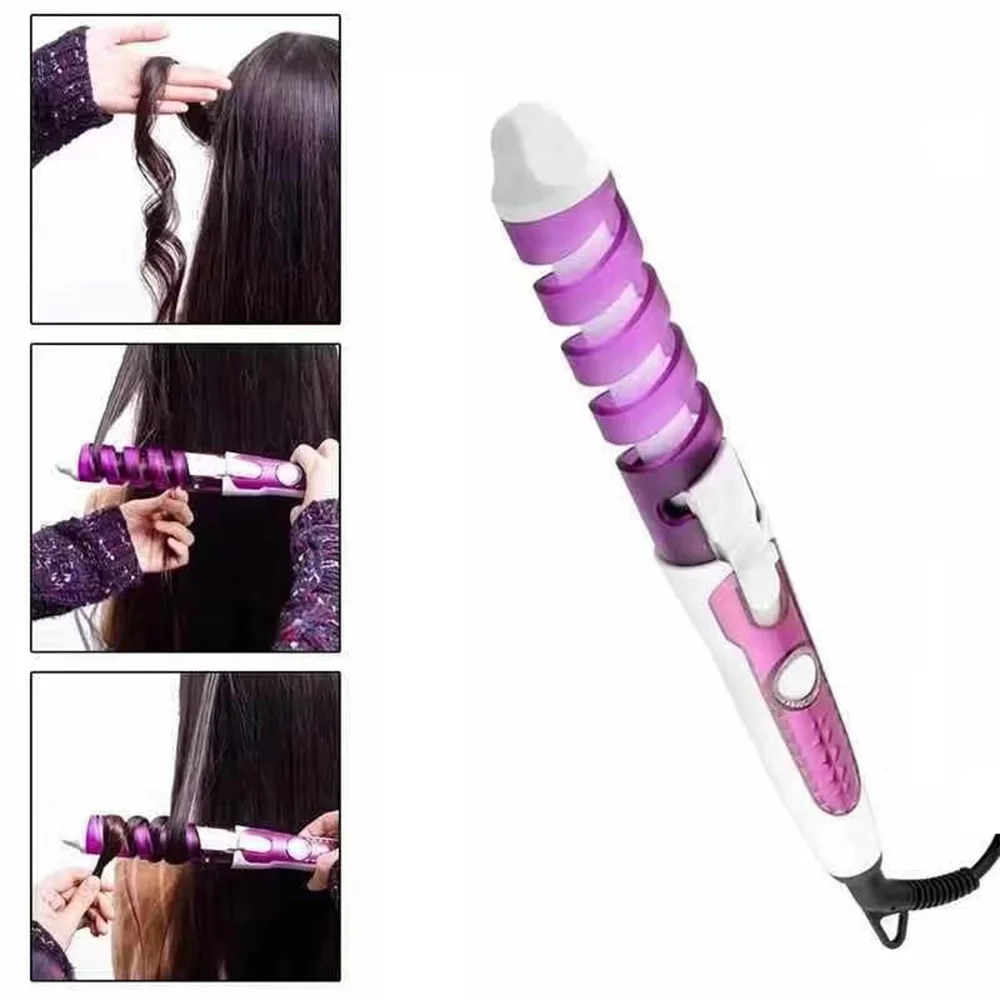 Electric Hair Curling Iron Styling Tool Anti-perm spiral curler Salon Accessories Hair Perming Tool
