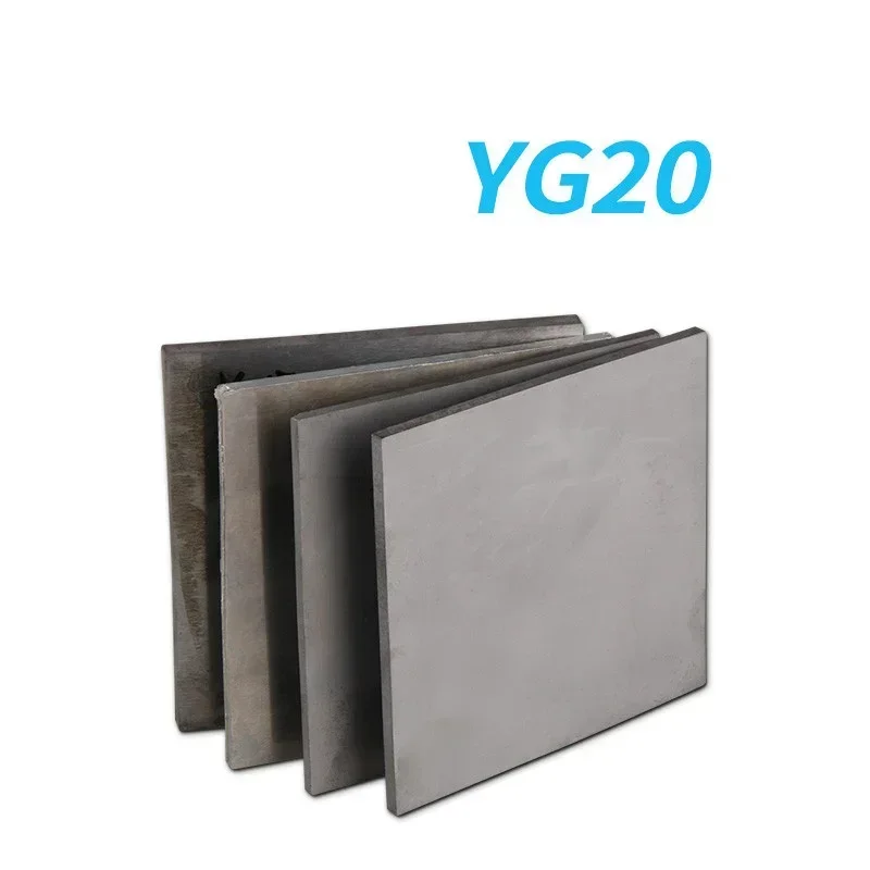 YG20 Tungsten Steel Plate Cemented Carbide Wear-resisting Tungsten Cobalt Alloy Tungsten Steel Block Mould Stamping Metal 3-10mm