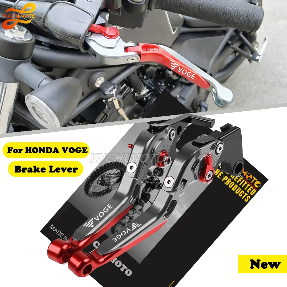 Clutch Lever Brake Lever Adjustable Folding Handle Levers Motor Accessories Parts For Loncin VOGE AC525/DS525/525R 2021-Present
