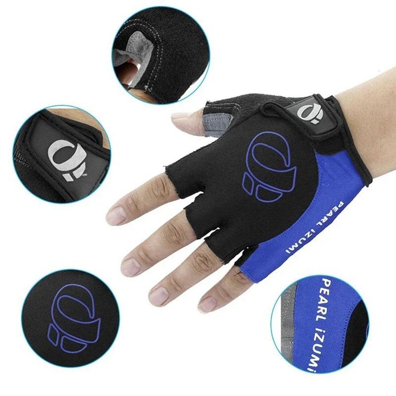 MTB Gloves Half Finger Gel Pad Anti-Sweat Mtb Road Bike Gloves Half Finger Gloves Outdoor Cycling Anti Slip Cycling Equipment