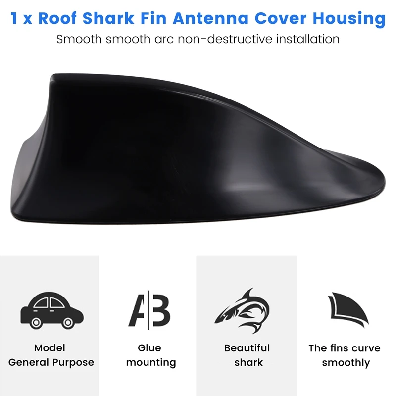 Cangkang antena atap mobil 65209184814, penutup Trim sirip hiu untuk BMW 5 7 Series F10 F18 F01 F02 528I 535I 550I 2010-2016