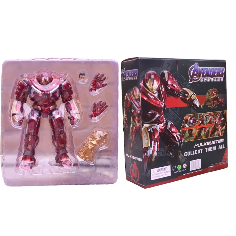 

Marvel 18cm Avengers Hulkbuster Iron Man Mk44 Action Figure Statue Desktop Ornament Collection Model Toys Gifts For Fans