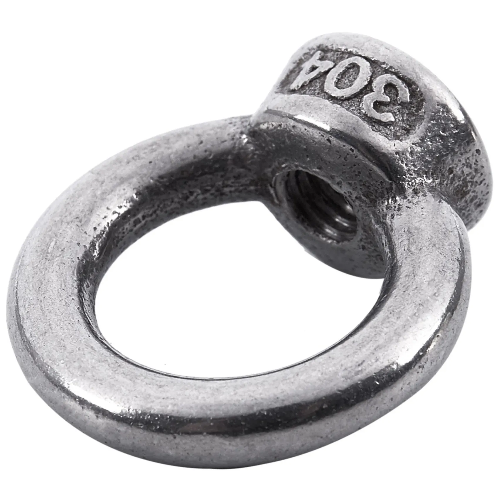 Boulons à œil d'ancrage de bouclier de Style brut en acier inoxydable ABRE-12Pcs M6 X 82Mm, argent