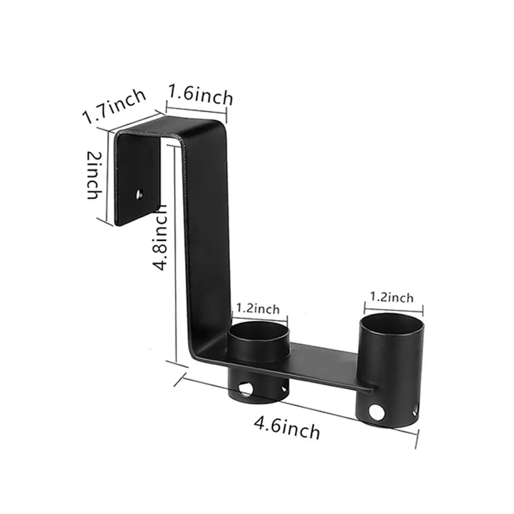 2 قطعة أداة حمام السباحة المنظم بركة القطب السنانير الشماعات المعدنية لفرشاة القطب بركة ورقة مقشدة صافي فراغ الرأس