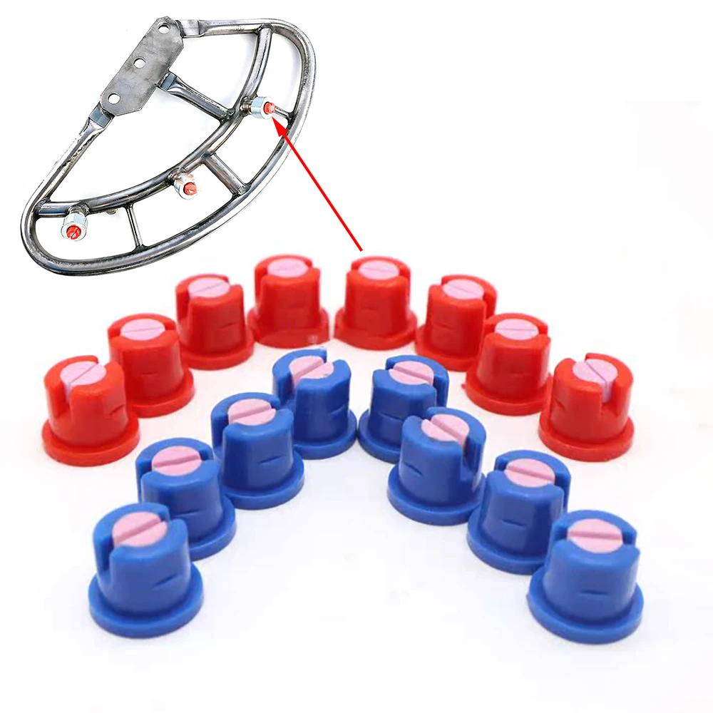 

1/6/12pcs road sweeper car washing car dust suppression nozzle anti-collision bracket plastic nozzle ceramic core