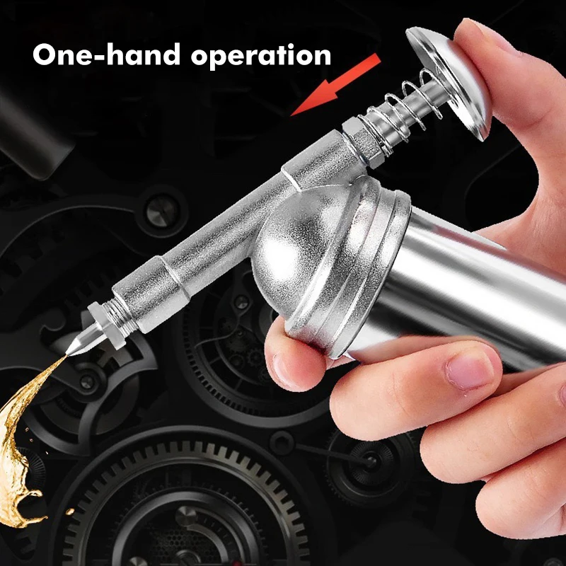 

80cc Capacity 1000PSI Output Pressure Oiler Mini Grease Gun Machine Handheld High Pressure Oiler Tool Motorcycle Repair Tools