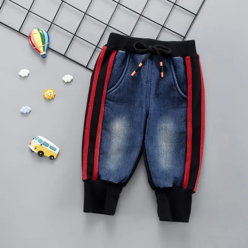 Brand Kids Cartoon Trousers Pant Fashion Girls Jeans Children Boys Hole Jeans Kids Fashion Denim Pants Kids Jean Infant Clothing