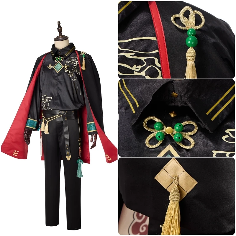 Taigong Wang أزياء تنكرية لعبة FGO مصير/الطلب الكبير أنيمي الرجال الموضة القديمة موحدة النشاط لعب الأدوار الملابس 2025 جديد #1