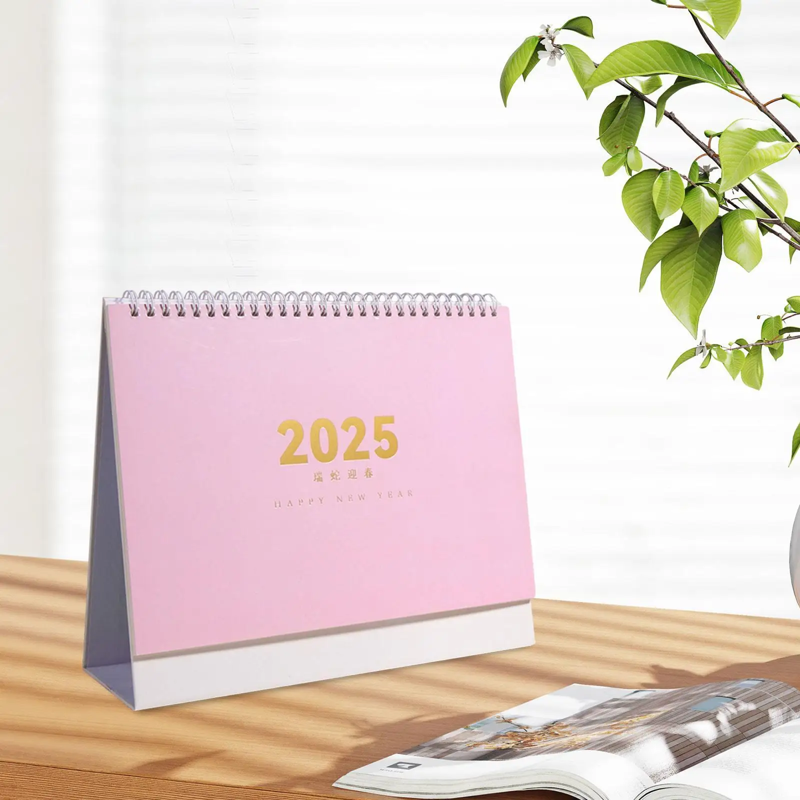 

2025 Year Desk Stand up Calendar 10x3.1x8.4inch for Teachers Gift Versatile