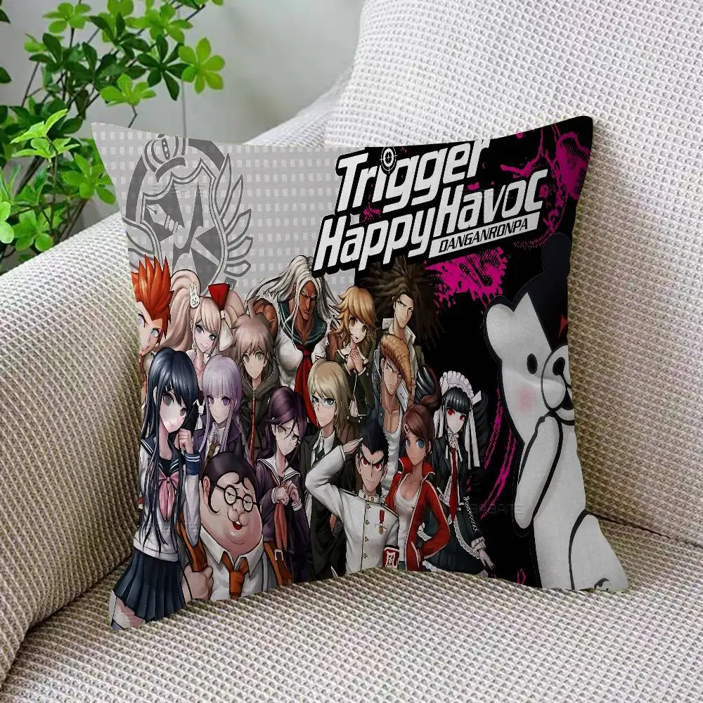 Anime Game D_Danganronpaes Lucky Dragon pillow cover sofa cushion cover home room decoration children gift
