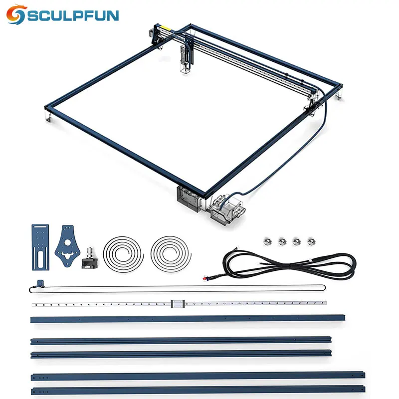 SCULPFUN S10 S30/S30 Pro/S30 Pro Max XY Axis Extender Expansion Rod 935x905mm Laser Engraving Machine Area Extension Kit