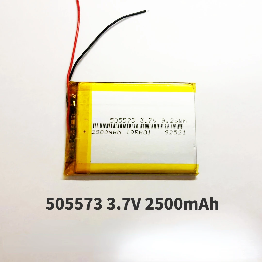 505573 2500mah 3 7v High Quality Polymer Lithium Battery Suitable for Cards Gifts Power Supplies Toys Flashlights Batteries