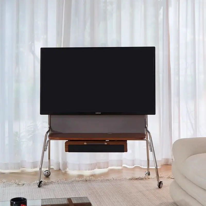 

TV stand, hidden wire box, movable small apartment, mobile home multi-function universal monitor