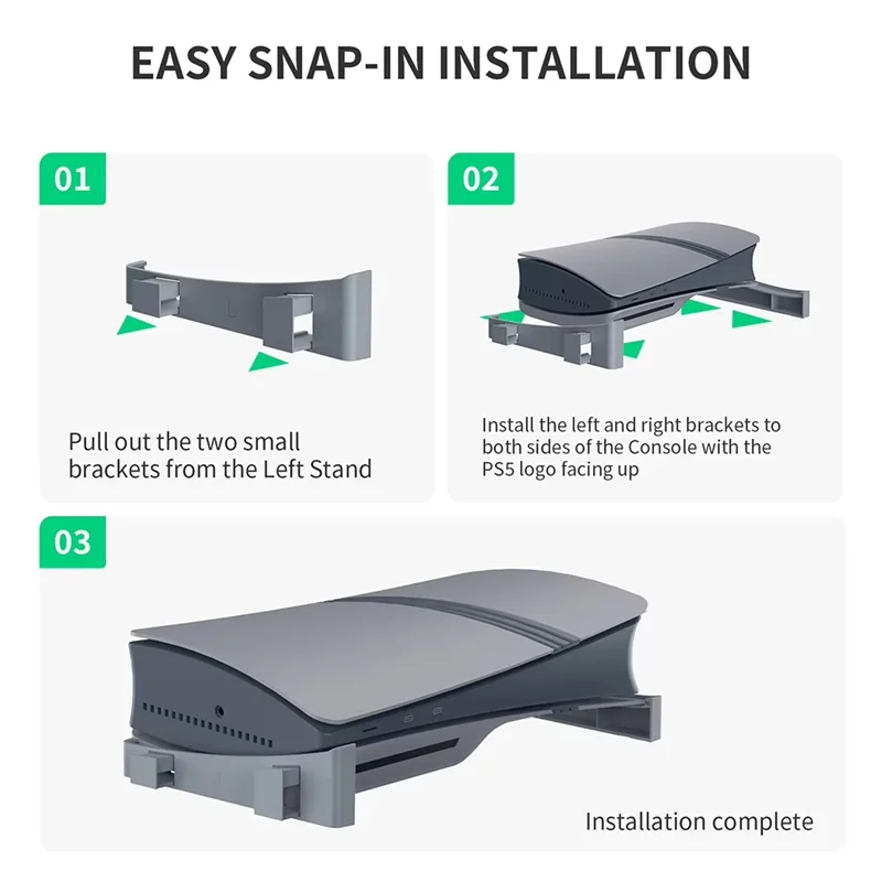 Y43A-Horizontal Base For Ps5pro Rlacement Holder 30Th Anniversary Host Storage Rack Cooling Base For PS5 Slim Accessory