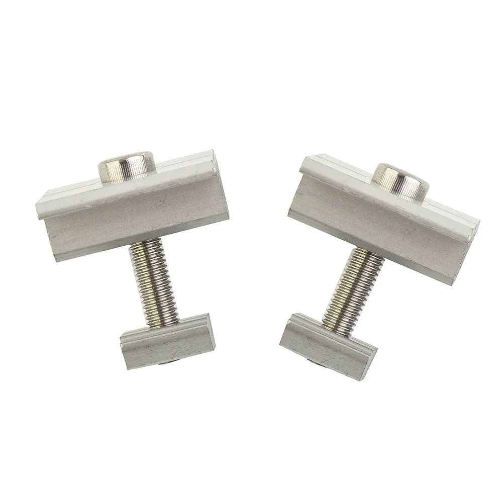 

2/10Pcs Clamps Easy To Install Light Weight 2pcs/10pcs 30mm/35mm/40mm/45mm Aluminum Alloy Photovoltaic Bracket