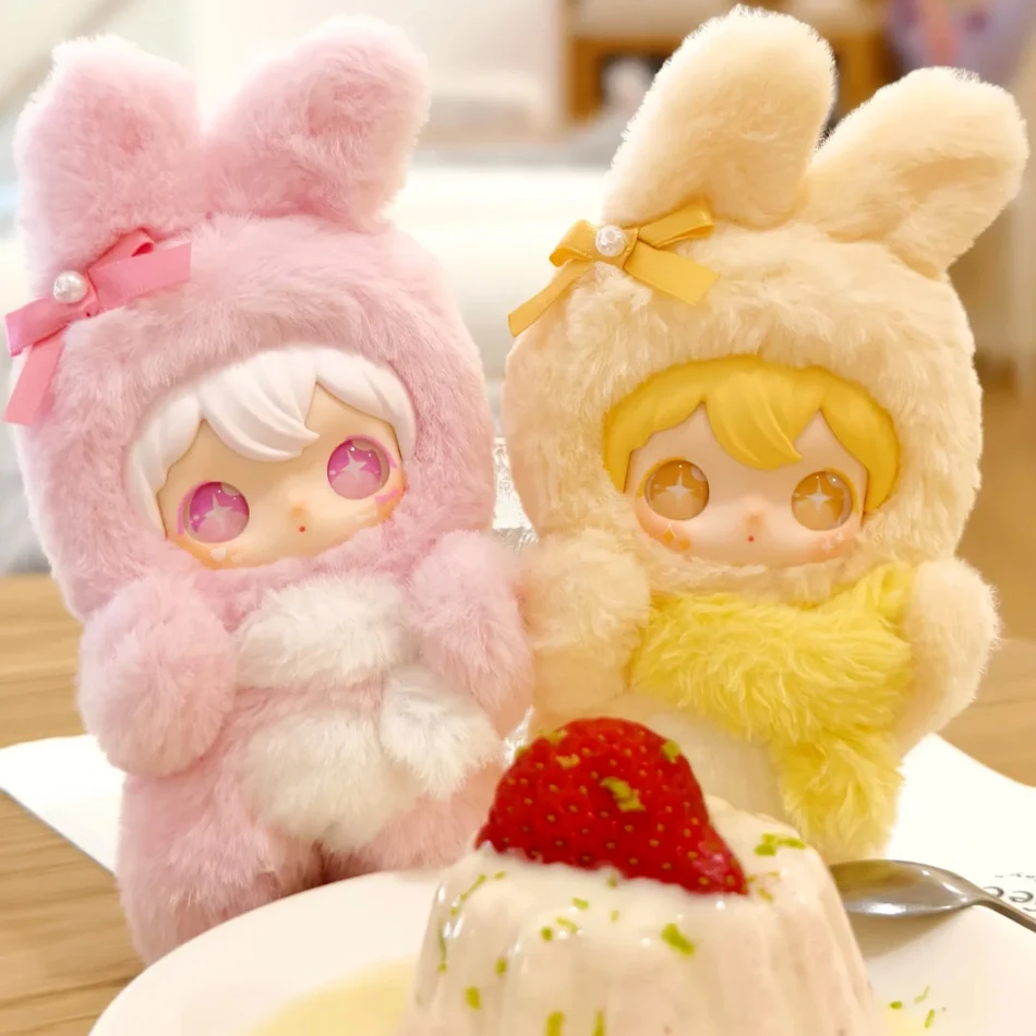 Ayor Toys Rabbit Shining Vinyl Blind Box - Gantungan Mainan Trendy Lucu Shyshyshy World Series Koleksi untuk Hadiah Ulang Tahun Anak Perempuan