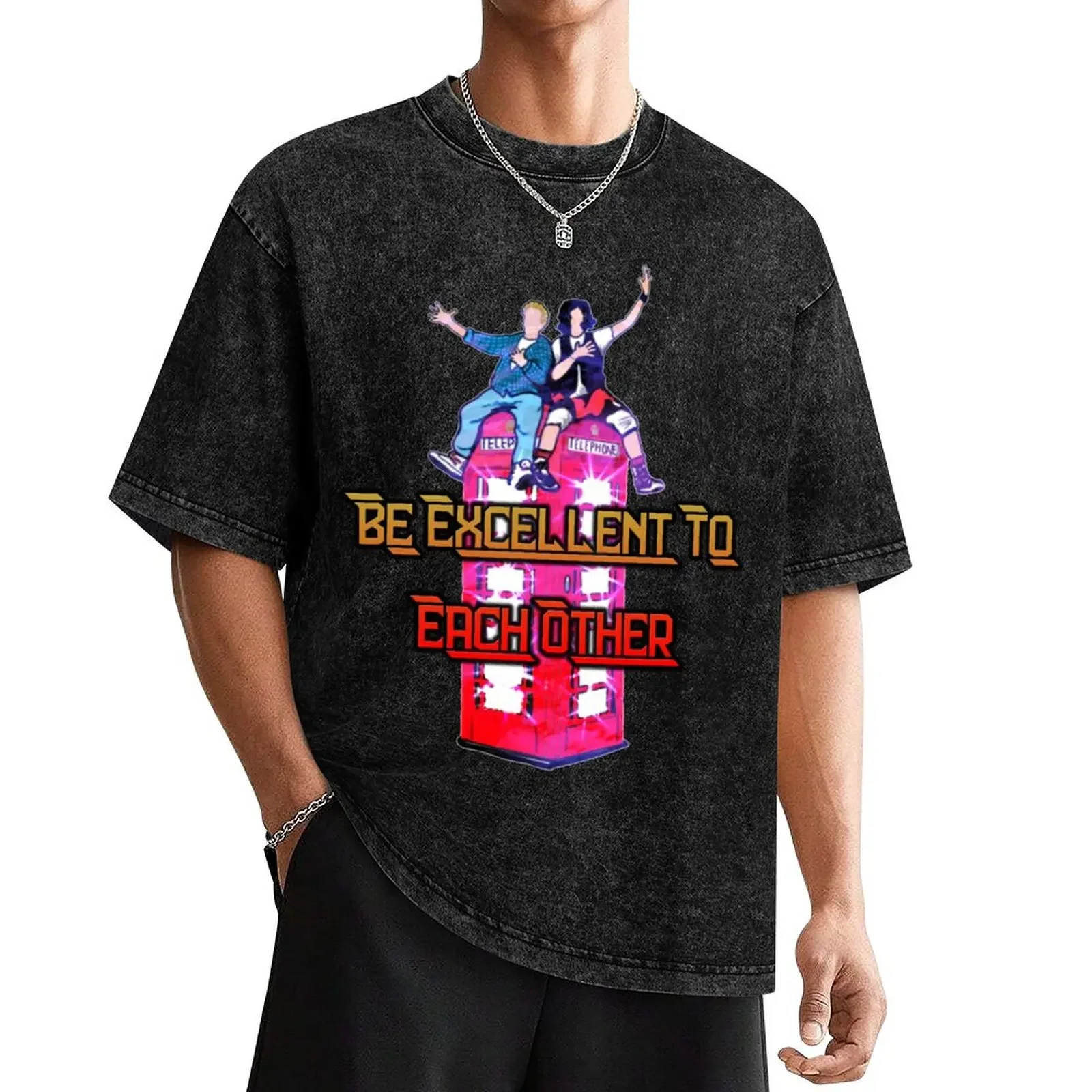 Be Excellent T-Shirt vintage graphic tee customs design your own men t shirts high quality