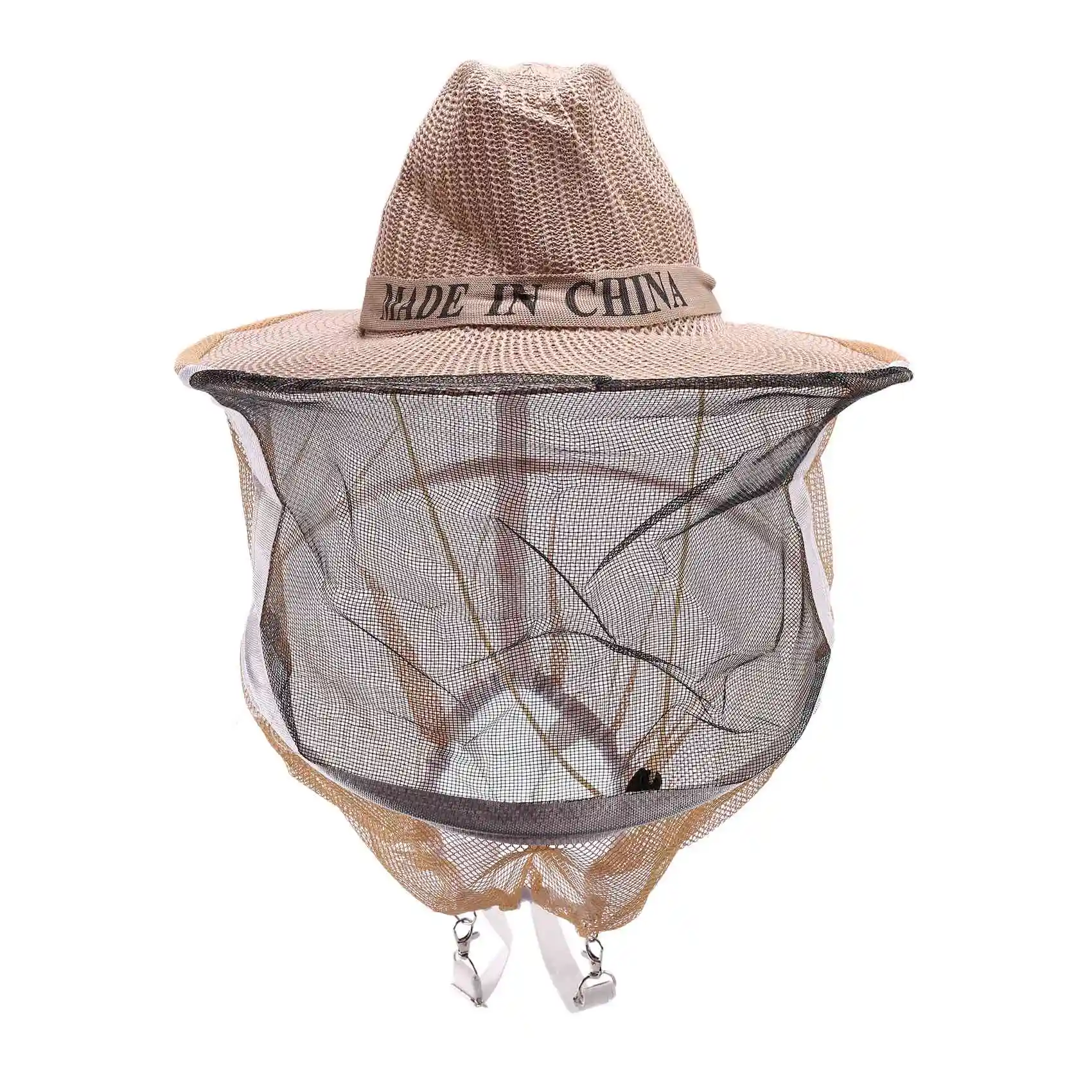 

1 Pcs Anti Bee Hat Beehive Beekeeping Cowboy Hat Mosquito Bee Insect Net Veil Head Face Protector Beekeeper Equipment