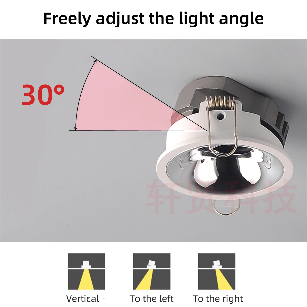 Imagem -06 - Recesso Anti-refletor Led Lâmpada do Teto Cob Spot Light Regulável Rosa Ouro Prata Alumínio Downlight Casa Sala Quarto