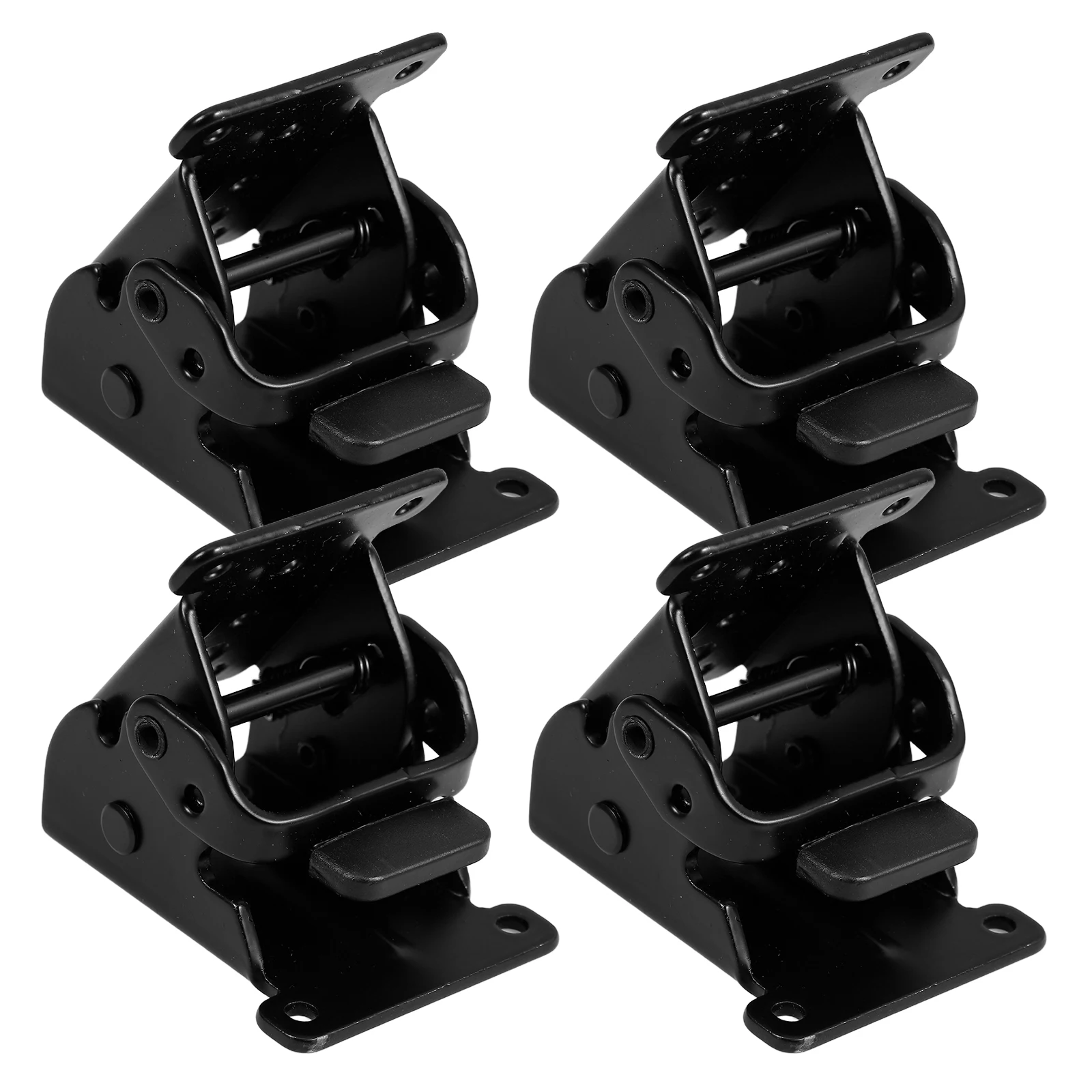 

4pcs Black 90 Degree Folding Table Chair Leg Hinges Hardware Accessories for Furniture Sturdy Easy
