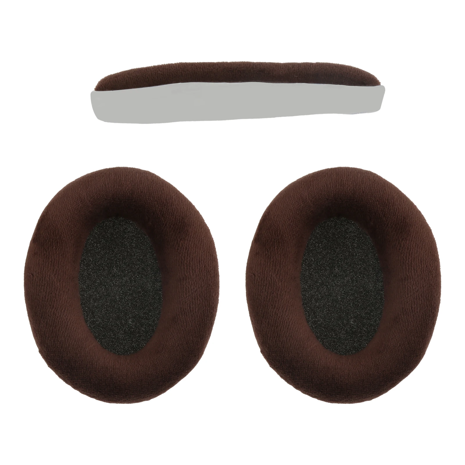 2 Pz/paia Auricolari In Velluto Nero Con Imbottitura In Cotone, Per Sennheiser HD515 HD555 HD595 HD518 HD598 HD598SE HD598CS Auricolari