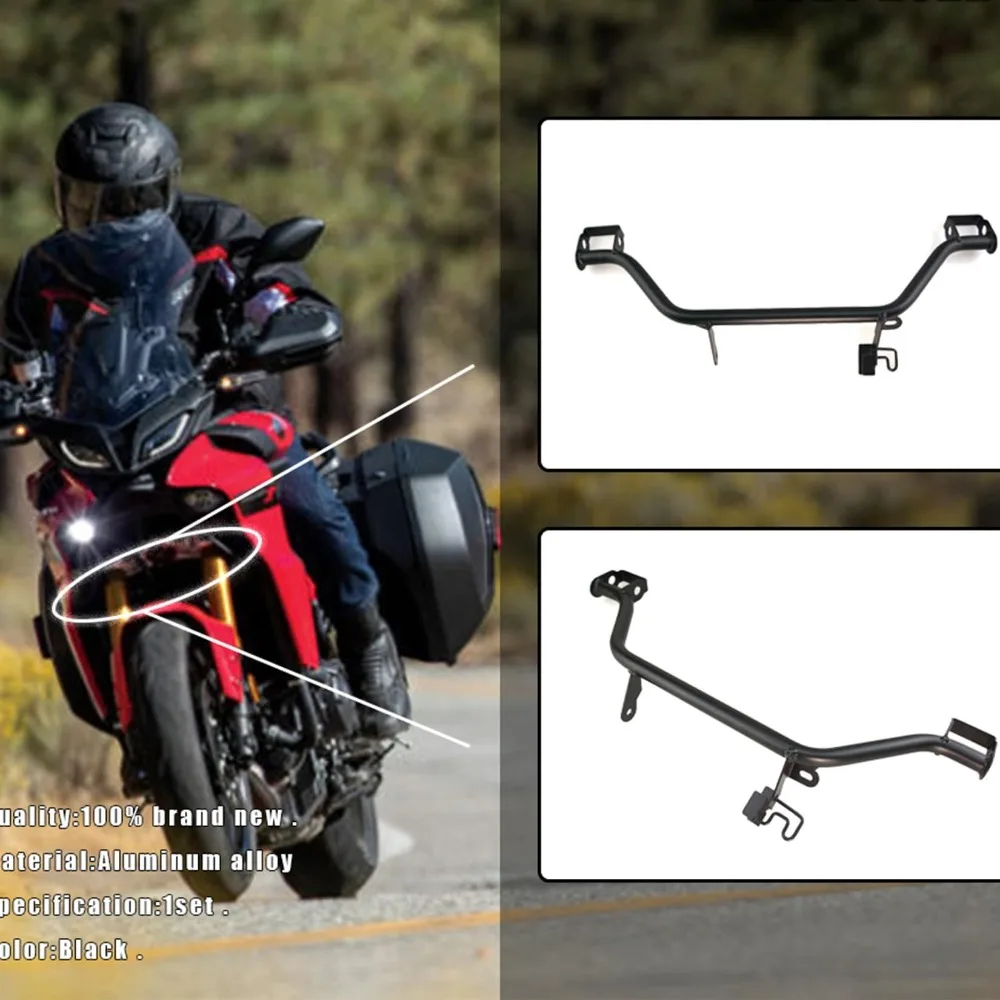 Motorcycle Headlamp Bracket Spotlight Extension Rod Frame Bracket for Yamaha Tracer 9GT 2021 2022 2023 2024 Front Lamp
