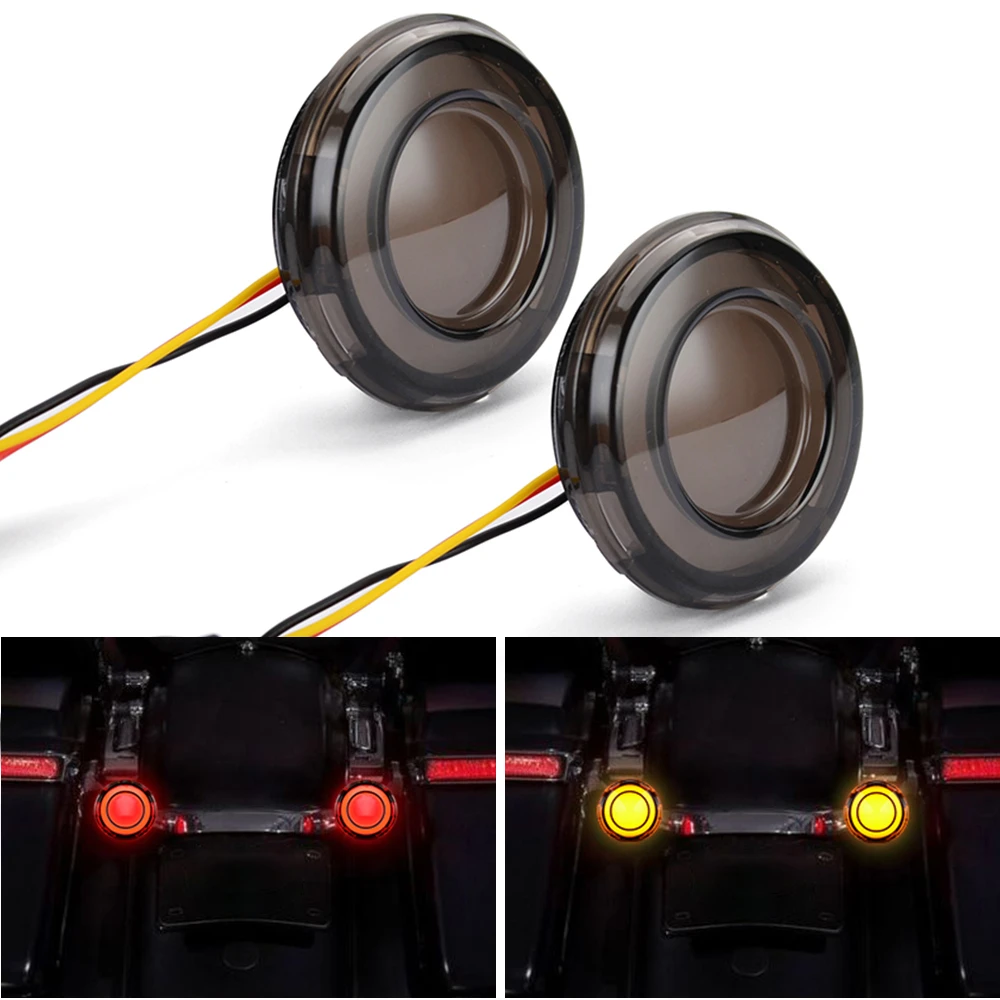 

Diffused Rear LED Turn Signal Insert For Bullet-Style Turn Signals for Harley Dyna Road Glide Softail Sportster