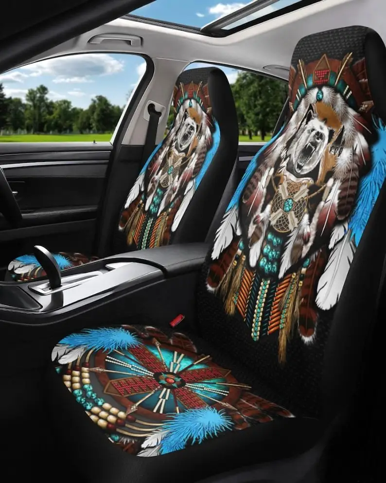 أغطية مقاعد السيارة المفروشات الجنوبية الغربية الأصلية، ديكورات داخلية عالمية صديقة للبيئة، أغطية مقاعد مريحة