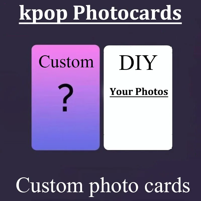 

Custom Cards Kpop PhotoCards Personalized Business Double Sided Printing Photo Cards Lomo Gift