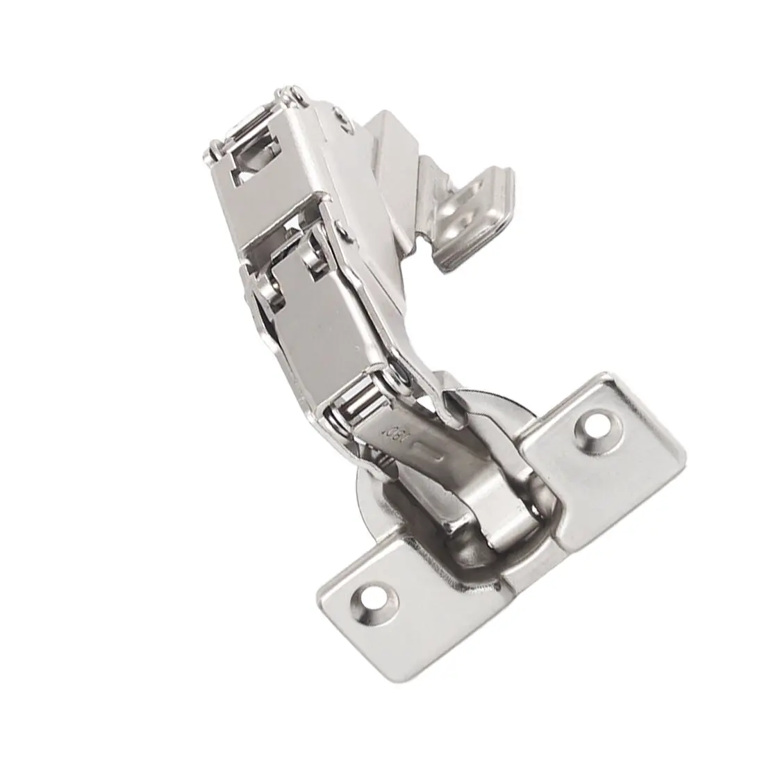 180 Degree Corner Big Bend Home Kitchen Bathroom Folded Cabinet Cupboard Door Hinge Cold Rolled Steel Silver