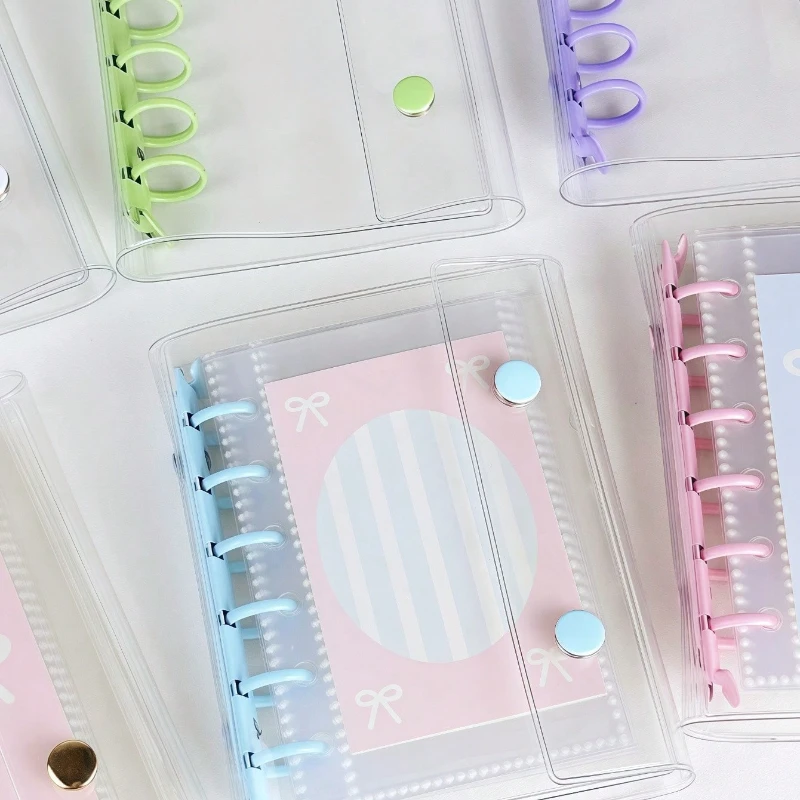 New M5 Transparent Portable File Folder with Double Snap Design, Can Store Beautiful Photos, Can Be Used As Photo Album