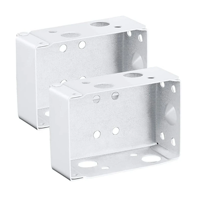 2/4x/Set 5cm Blind Brackets Box Mounting Brackets for Bathroom Kitchen