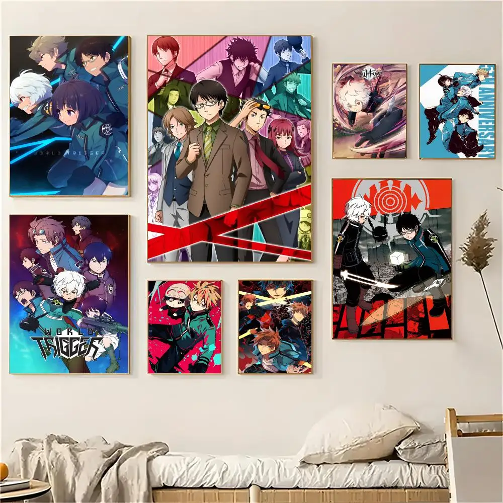 W-World Trigger Poster Wall Art Print Art Suitable For Living Room Bedroom Bar Parlor Home Decoration Gift