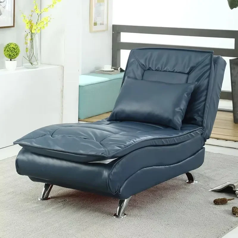 

Large Adult Reclining Armchair Bed Relaxing Chair Accent Leisure Desk Backrest Chaise Floor Lounge Sofa Wooden Furniture Home