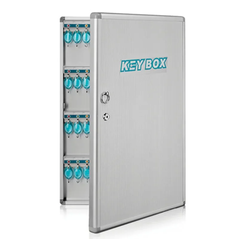 알루미늄 합금 ABS 벽 장착형 키 박스, 기숙사 렌탈 하우스 보안 보호 잠금 장치, 보관 안전 예금 관리 캐비닛