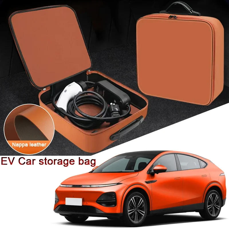 

Портативный органайзер для хранения зарядных кабелей электромобилей XPeng G3i G3 G6 G9 MONA M03 P7 P7+ X9, сумка для переноски зарядных кабелей