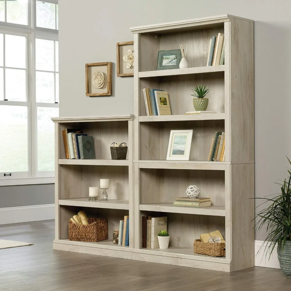 Miscellaneous Storage 3-Shelf Bookcase/ book shelf, Chalked Chestnut finish 13.23