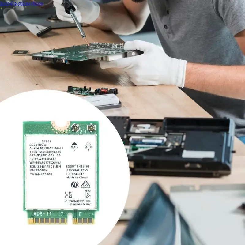 D0UA E201NGW CNVIO3 Беспроводная карта 5800 Мбит / с беспроводной адаптер Bluetooth-совместимый