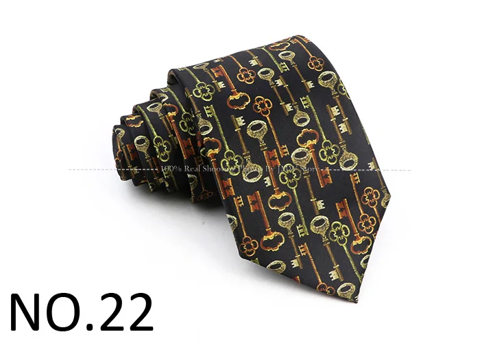 Einzigartiges Design für Herren, weiche Seidenkrawatten, Hausgesicht, Blumenansicht, Muster, Zeichnungsstil, braun-weiße Krawatte für Party, Hochzeit, Neuheitsgeschenk – Detail 22