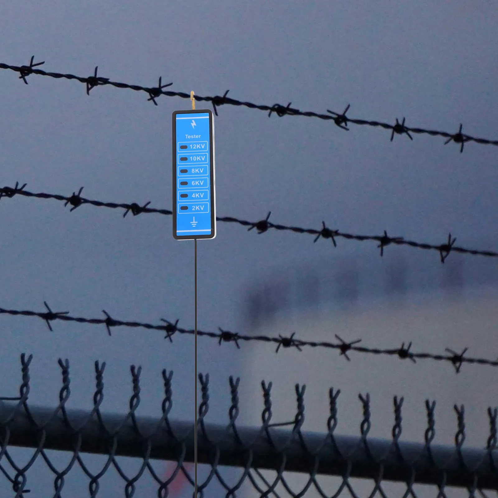 

Electric Fence Tester Voltage Meter Portable Farm Fencing Tool Manometer Probe Measure Electric Security Voltmeter