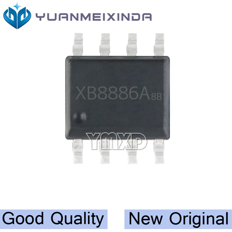 10 sztuk XB8886A Chip SOP8 Zintegrowana pojedyncza bateria litowa Ochrona przed ładowaniem Akcesoria do baterii IC W magazynie