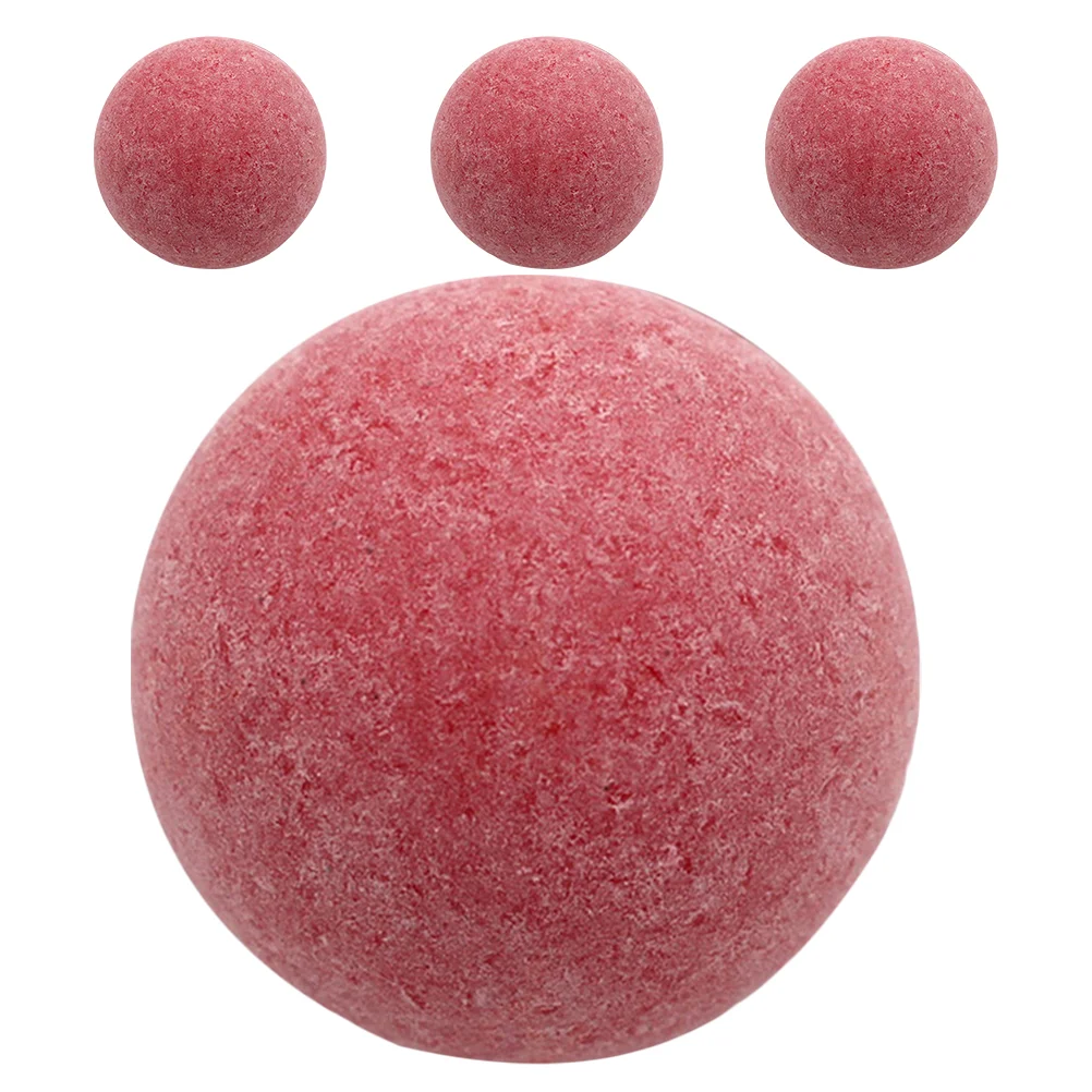 

4 PCS Frosted Foosball Table Accessory Replacements Football Balls Resin Soccer