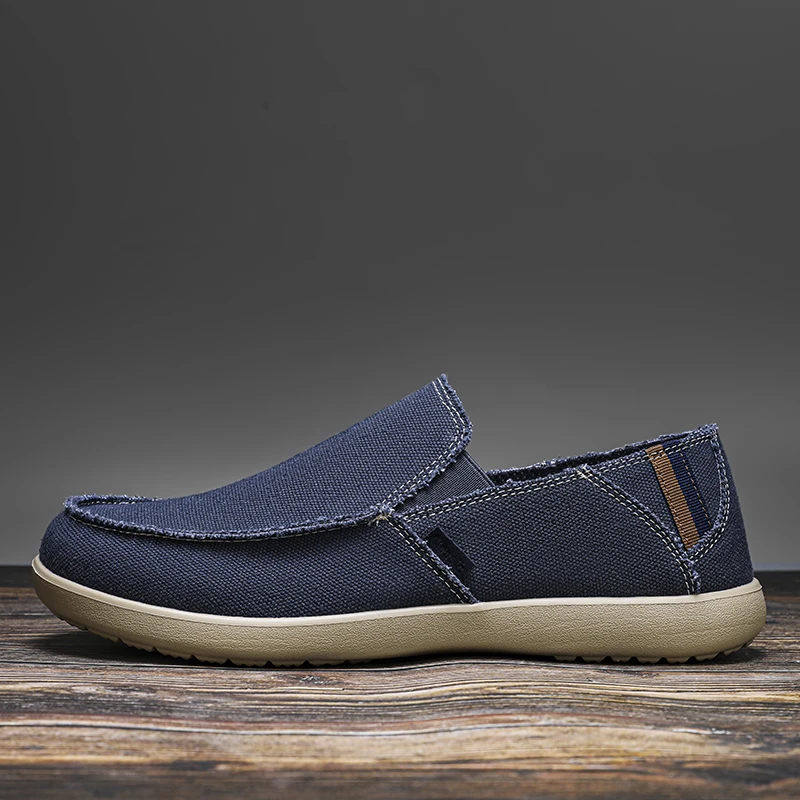 

Flat Casual Shoes Classic Men's Shoes Luxury Brand Sports Shoes Canvas Loafers Summer Design Minimalist Barefoot Sneakers 2025