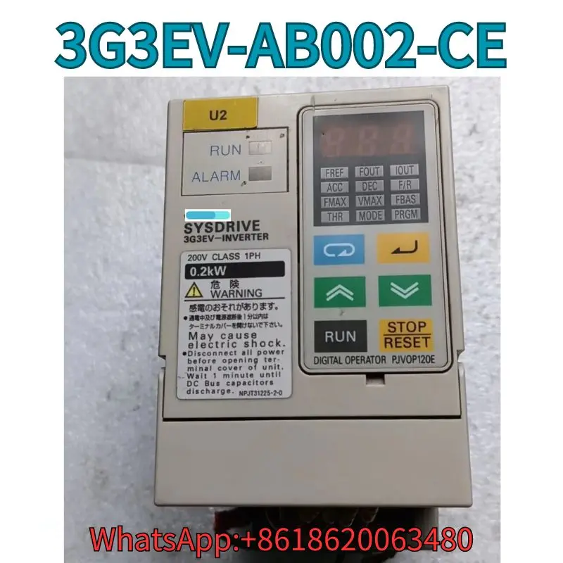 

Used Frequency converter 3G3EV-AB002-CE test OK Fast Shipping