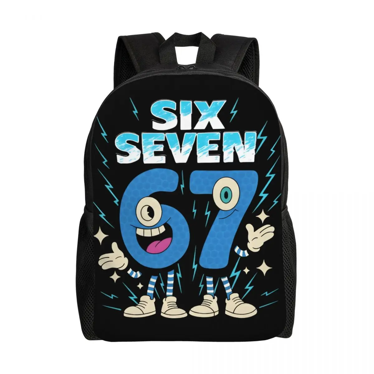 

67 Six Seven 6-7 Funny Italian Brainrot Kid Backpack for Kids Boys Girls Backpacks Cute Daycare Child Bookbag