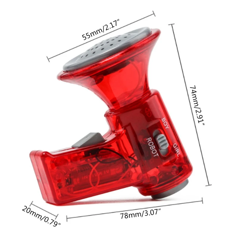 Very Cool Compact Voice Converter Children's Handheld Megaphone Voice Changers with 3 Different Voice Modifiers