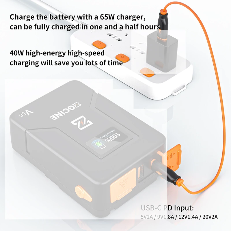 ZGCINE USBC-C USB C vers USB Type C Câble de charge PD Chargeur de charge rette pour ZG V99 V160 S200 S150 Macbook Samsung Xiaomi POCO