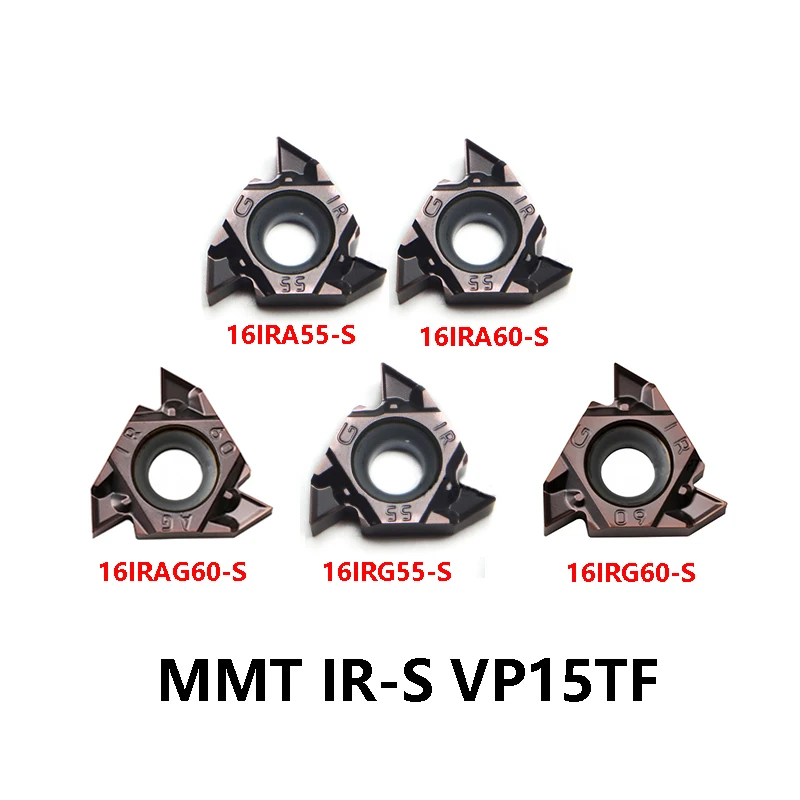 

Original MMT 16IR A55 AG60 G60 MMT16IRA55-S MMT16IRAG60-S MMT16IRG60-S VP15TF Carbide Inserts Turning Tools CNC Lathe Cutter