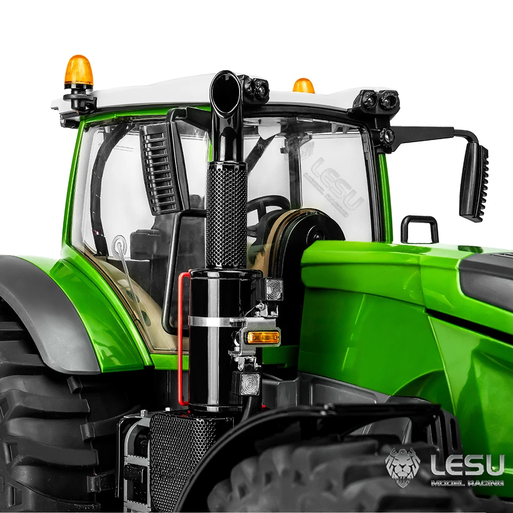 

1/16 LESU 1050 4X4 RTR RC Tractors Metal Finished Chassis Painted Model with Cabin Differential Lock Controlled Car Toy