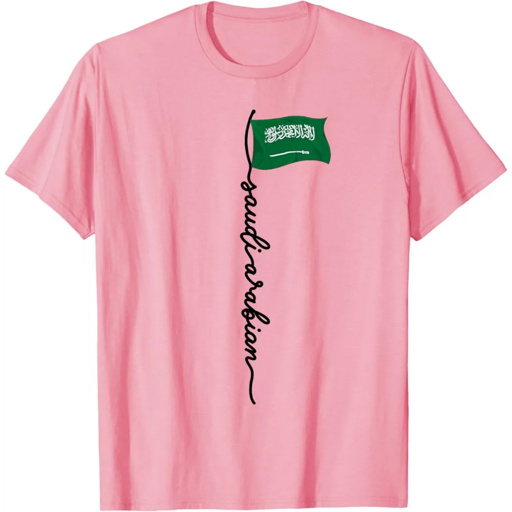 Saudi Arabia Signature Saudi Arabian T-Shirt Breathable Camisetas Comfort and Fashion Coexist T Shirt  Comfortable Personality
